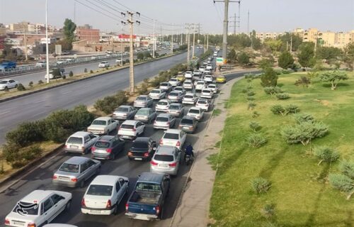 ترافیک سنگین در جاده‌های شمال