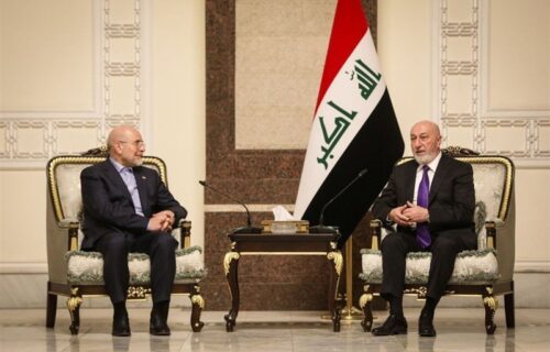 قالیباف در دیدار با نزار آمیدی: هدف آمریکا چپاول کشورهای خلیج فارس است