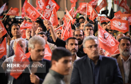 مراسم چهلم تدفین رهبر شهید انقلاب در اراک