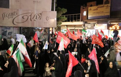 راهپیمایی مردم ماسال در یکصد و هفتاد و سومین شب مقاومت