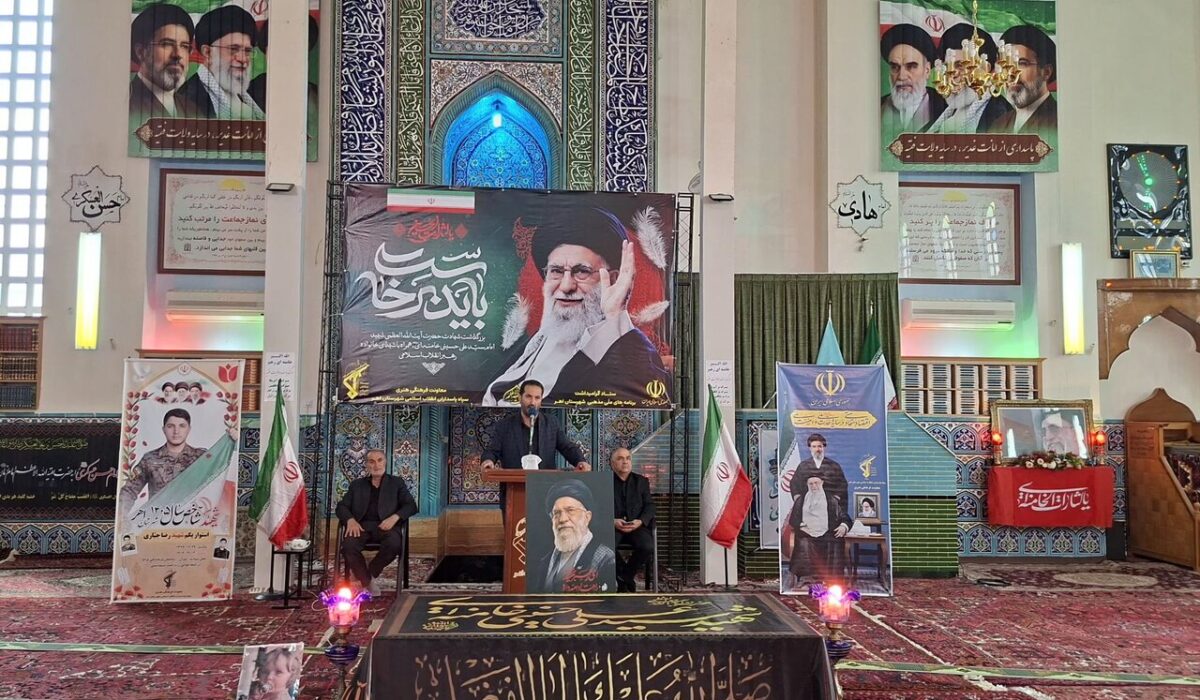 برگزاری مراسم اربعین تدفین رهبر شهید در اهر