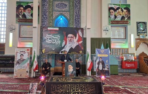 برگزاری مراسم اربعین تدفین رهبر شهید در اهر